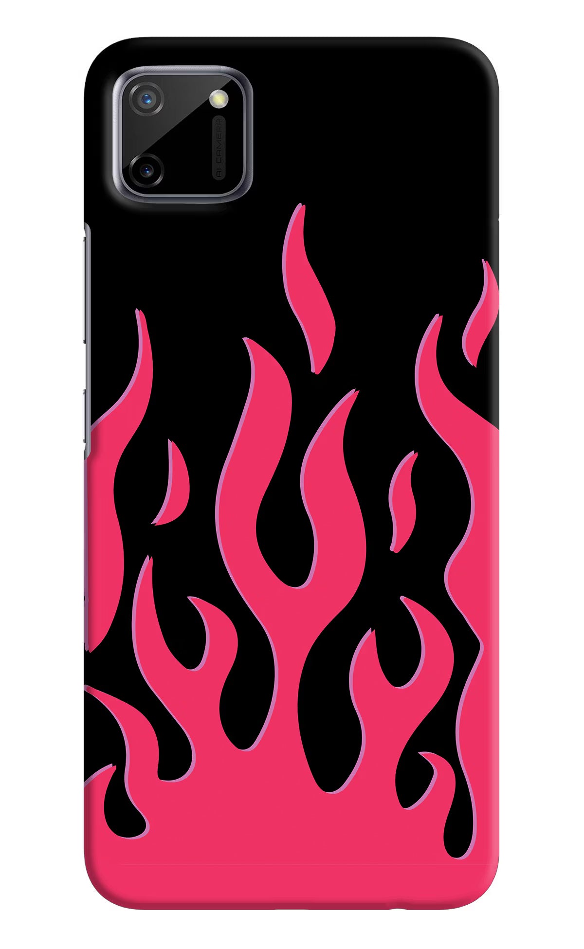 Fire Flames Realme C11 2020 Hard Case Back Cover by Casekaro