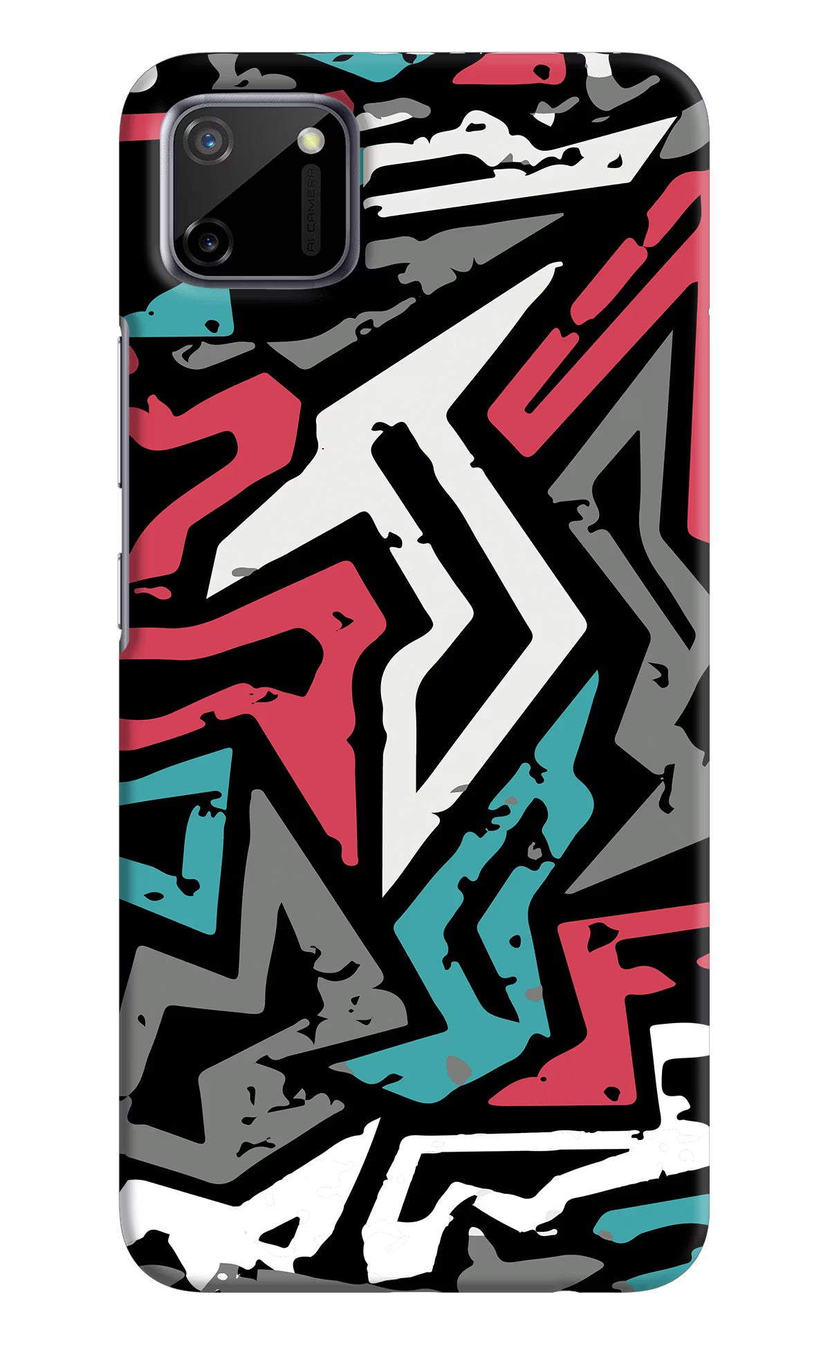 Geometric Graffiti Realme C11 2020 Hard Case Back Cover by Casekaro
