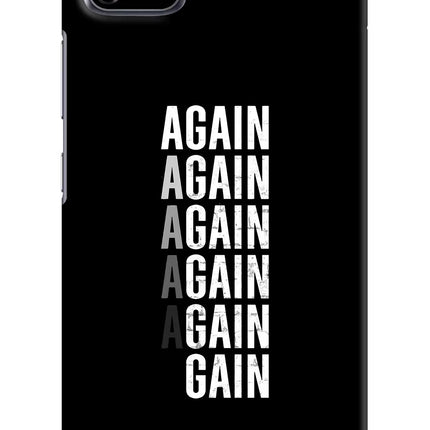 Again Again Gain Realme C11 2020 Hard Case Back Cover by Casekaro