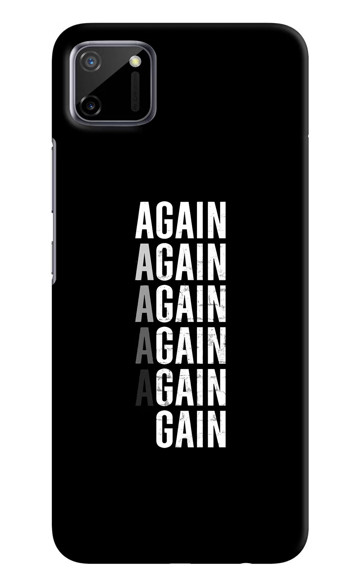 Again Again Gain Realme C11 2020 Hard Case Back Cover by Casekaro