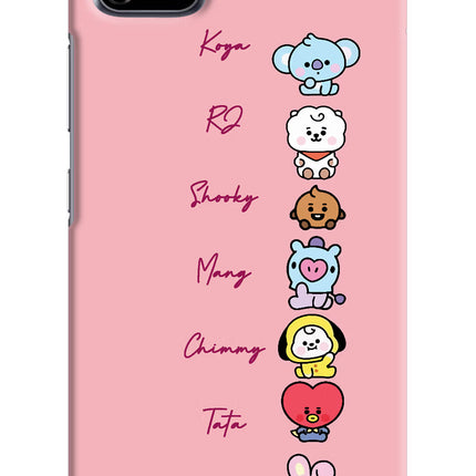 BTS names Realme C11 2020 Hard Case Back Cover by Casekaro