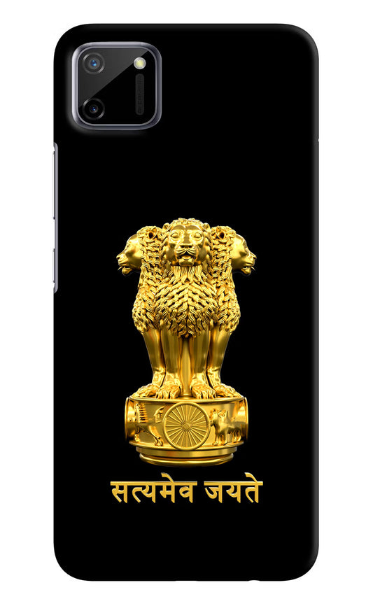 Satyamev Jayate Golden Realme C11 2020 Hard Case Back Cover by Casekaro