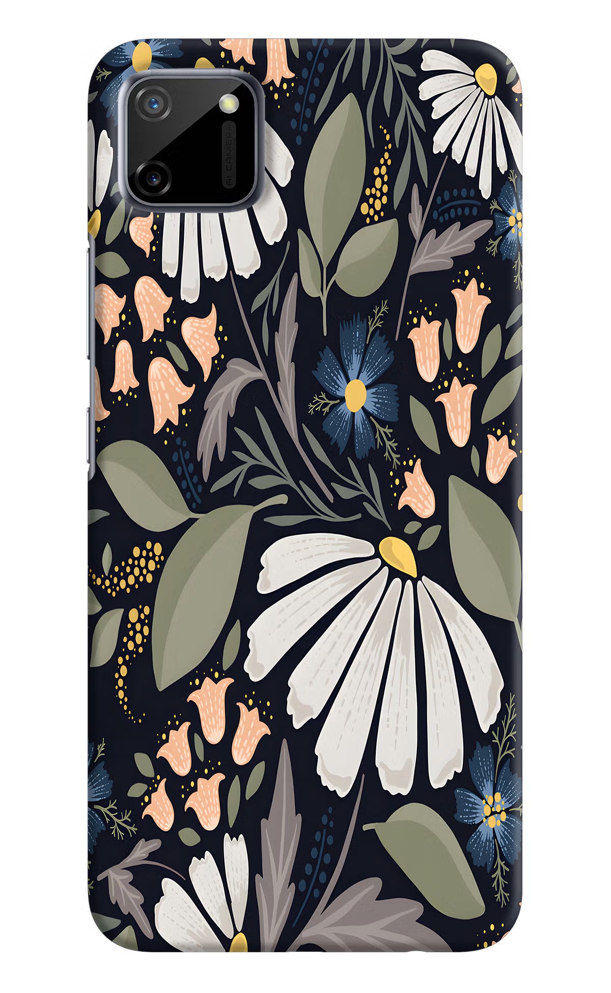 Flowers Art Realme C11 2020 Hard Case Back Cover by Casekaro