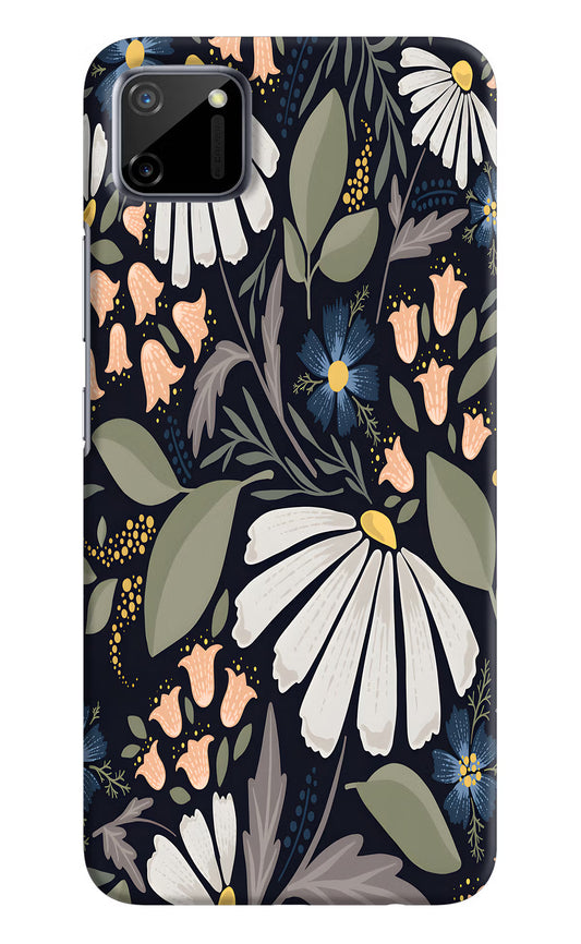 Flowers Art Realme C11 2020 Hard Case Back Cover by Casekaro