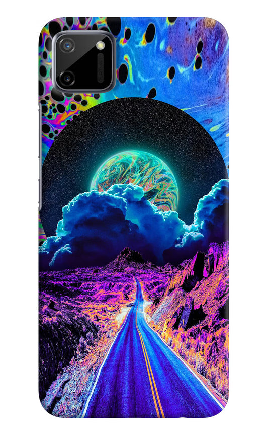 Psychedelic Painting Realme C11 2020 Hard Case Back Cover by Casekaro