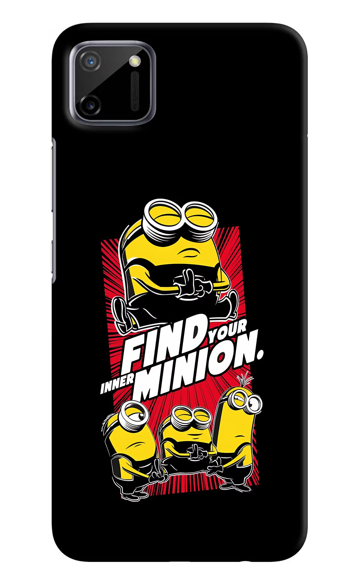Find your inner Minion Realme C11 2020 Hard Case Back Cover by Casekaro