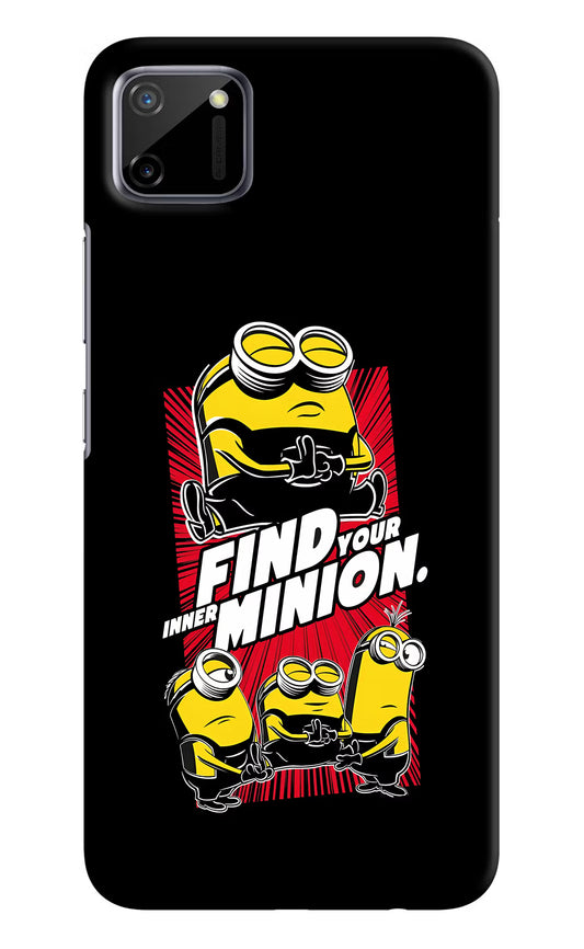 Find your inner Minion Realme C11 2020 Hard Case Back Cover by Casekaro