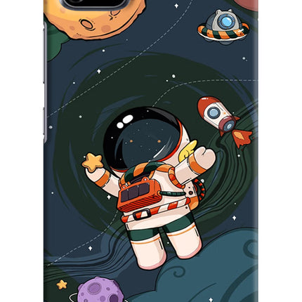 Cartoon Astronaut Realme C11 2020 Hard Case Back Cover by Casekaro