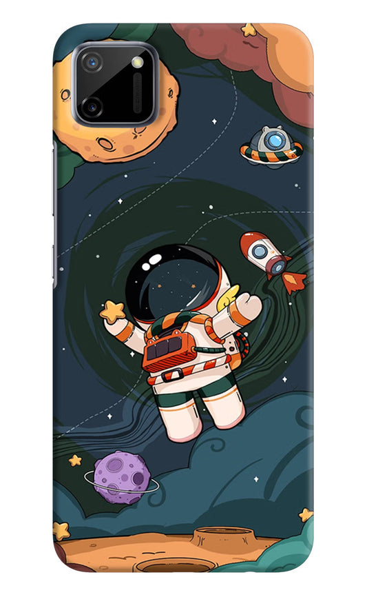 Cartoon Astronaut Realme C11 2020 Hard Case Back Cover by Casekaro
