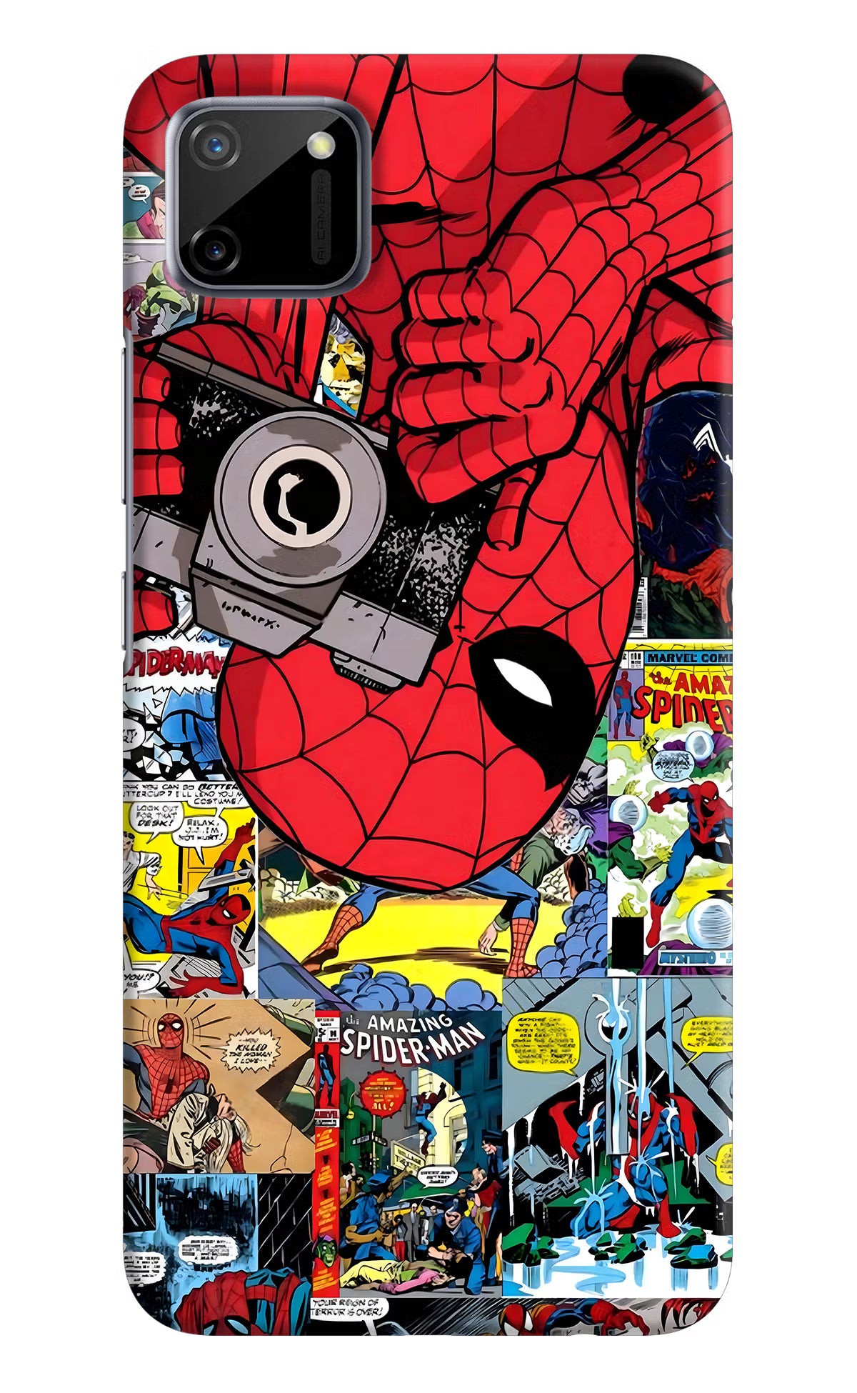 Spider Man Realme C11 2020 Hard Case Back Cover by Casekaro