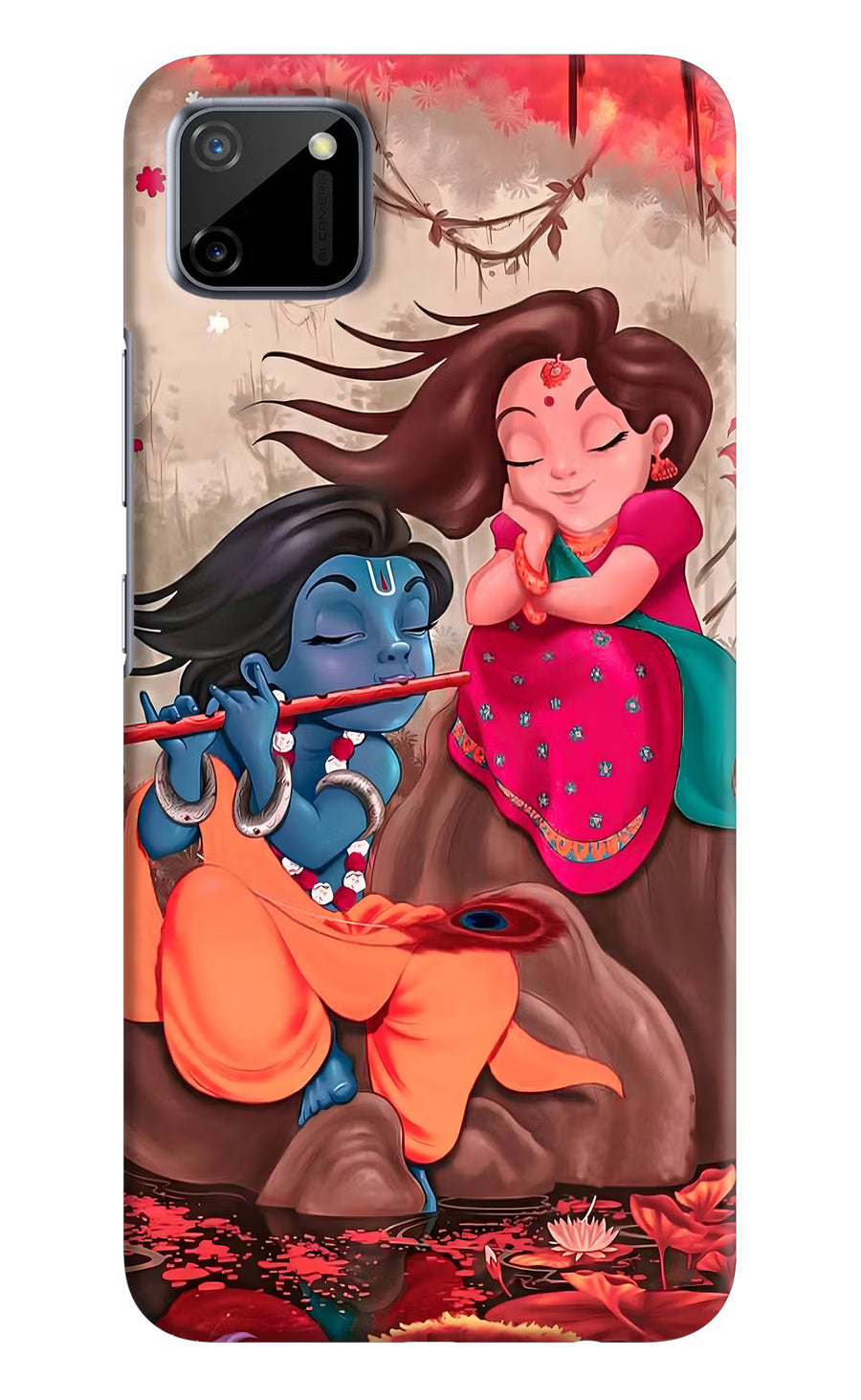 Radhe Krishna Realme C11 2020 Back Cover, Hard case