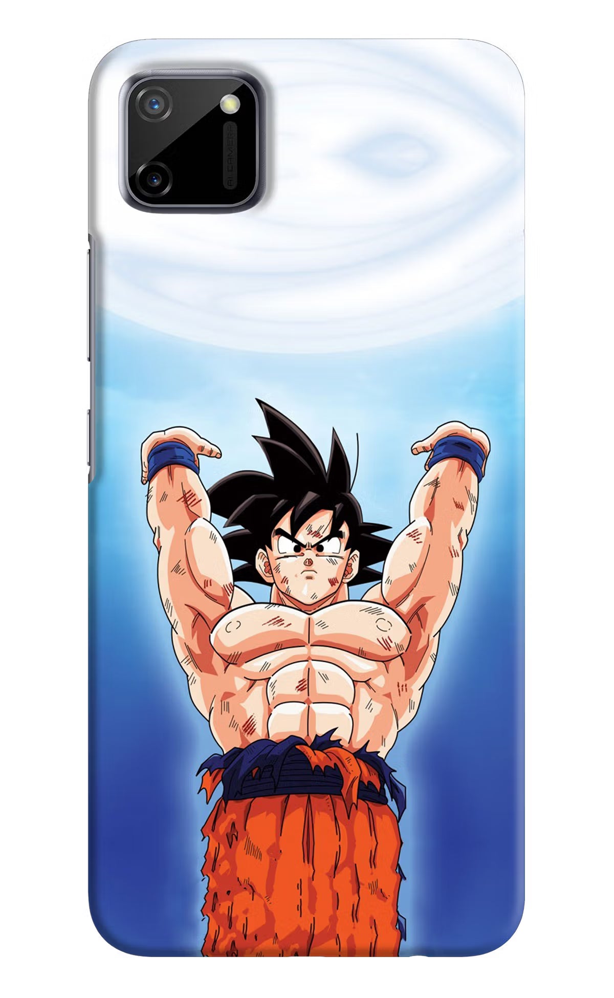 Goku Power Realme C11 2020 Hard Case Back Cover by Casekaro