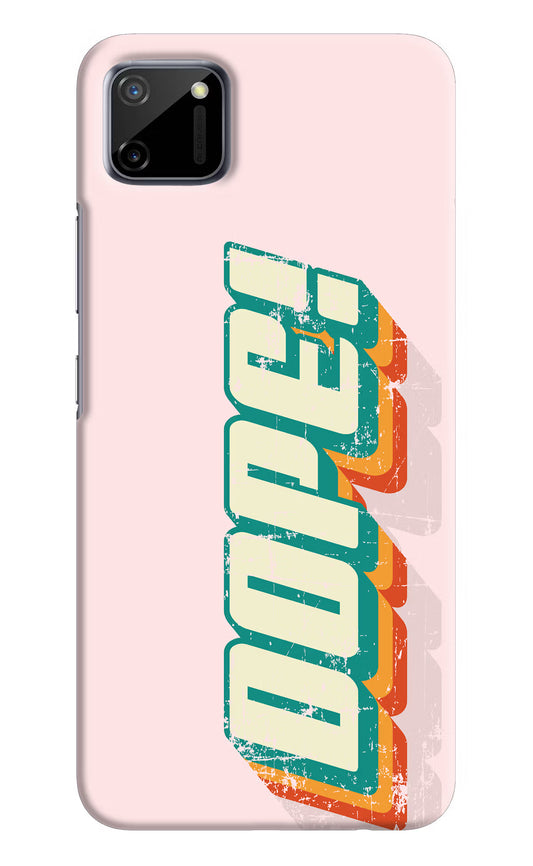 Dope Realme C11 2020 Hard Case Back Cover by Casekaro
