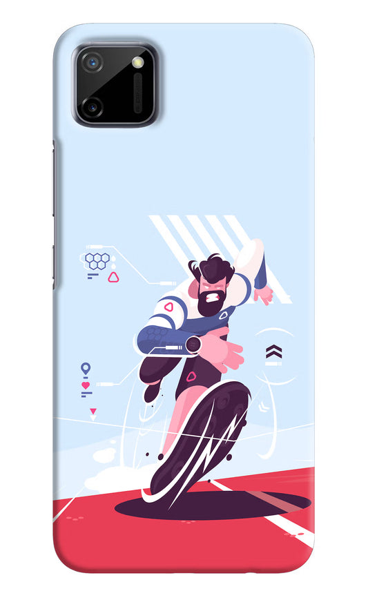 Run Pro Realme C11 2020 Hard Case Back Cover by Casekaro
