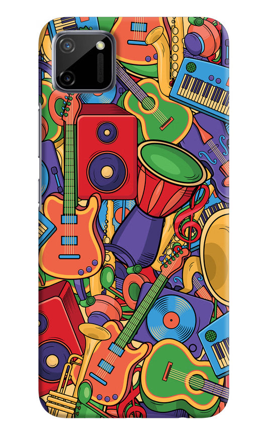 Music Instrument Doodle Realme C11 2020 Hard Case Back Cover by Casekaro