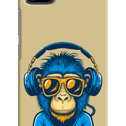Monkey Headphone Realme C11 2020 Hard Case Back Cover by Casekaro