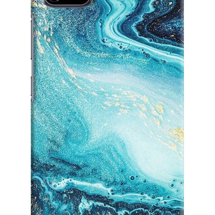 Blue Glitter Marble Realme C11 2020 Hard Case Back Cover by Casekaro