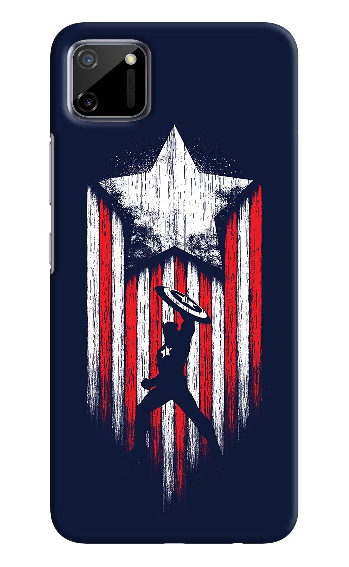 Captain America Marvel Art Realme C11 2020 Hard Case Back Cover by Casekaro