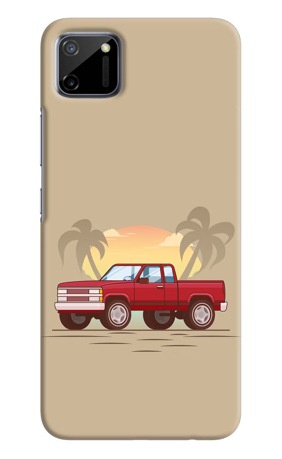 Desert Classic Drive Realme C11 2020 Back Cover, Hard case