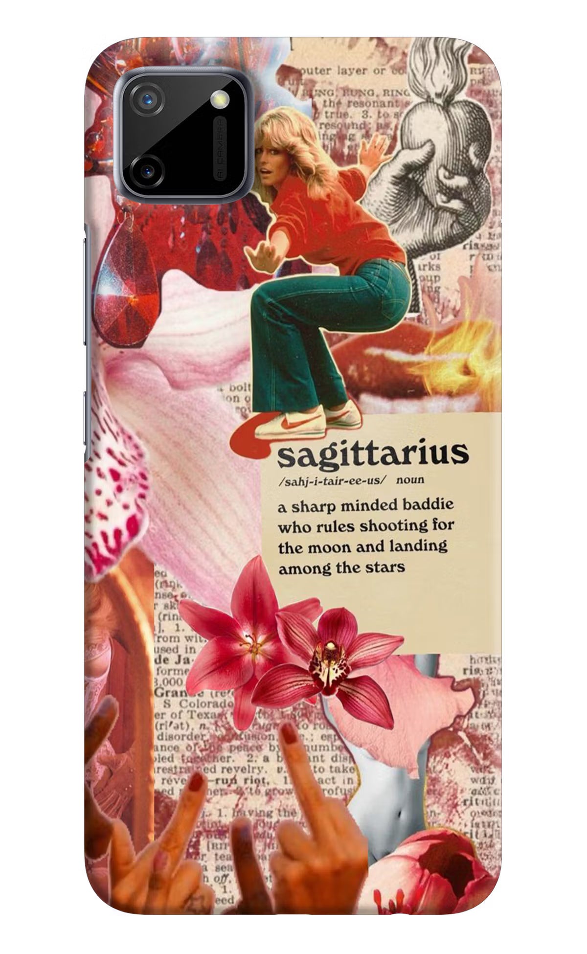 Sagittarius Zodiac Realme C11 2020 Hard Case Back Cover by Casekaro