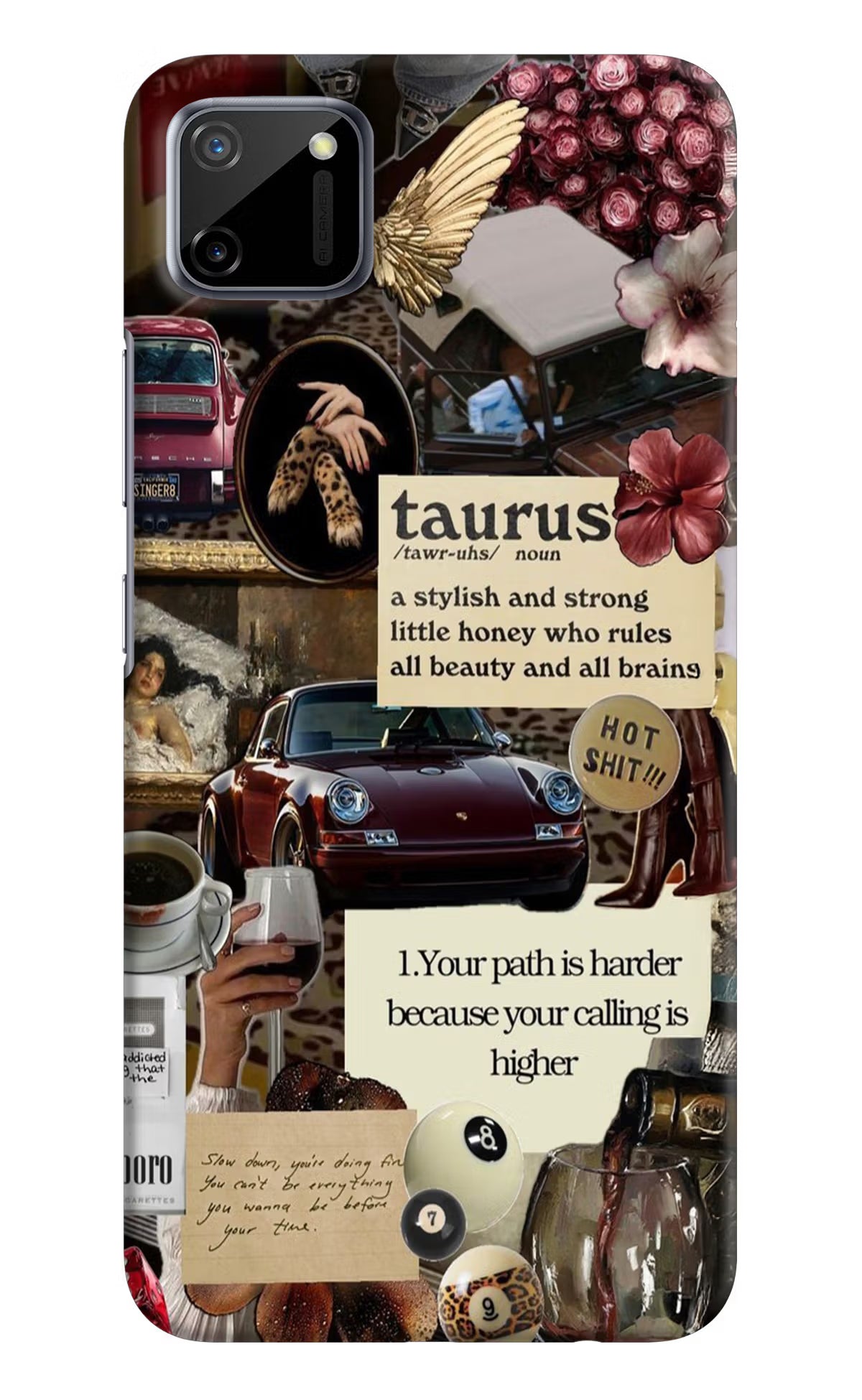 Taurus Zodiac Realme C11 2020 Hard Case Back Cover by Casekaro
