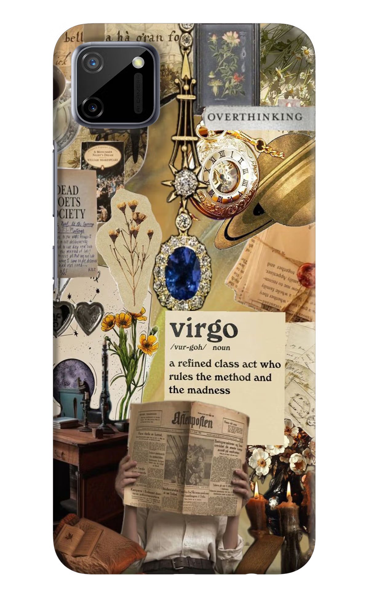 Virgo Zodiac Realme C11 2020 Hard Case Back Cover by Casekaro
