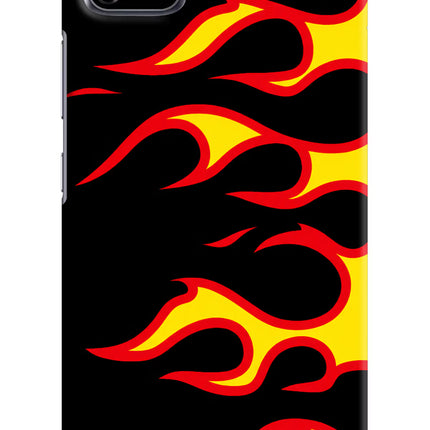 Side Sweep Flames Realme C11 2020 Hard Case Back Cover by Casekaro