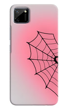 Pink Web Realme C11 2020 Hard Case Back Cover by Casekaro
