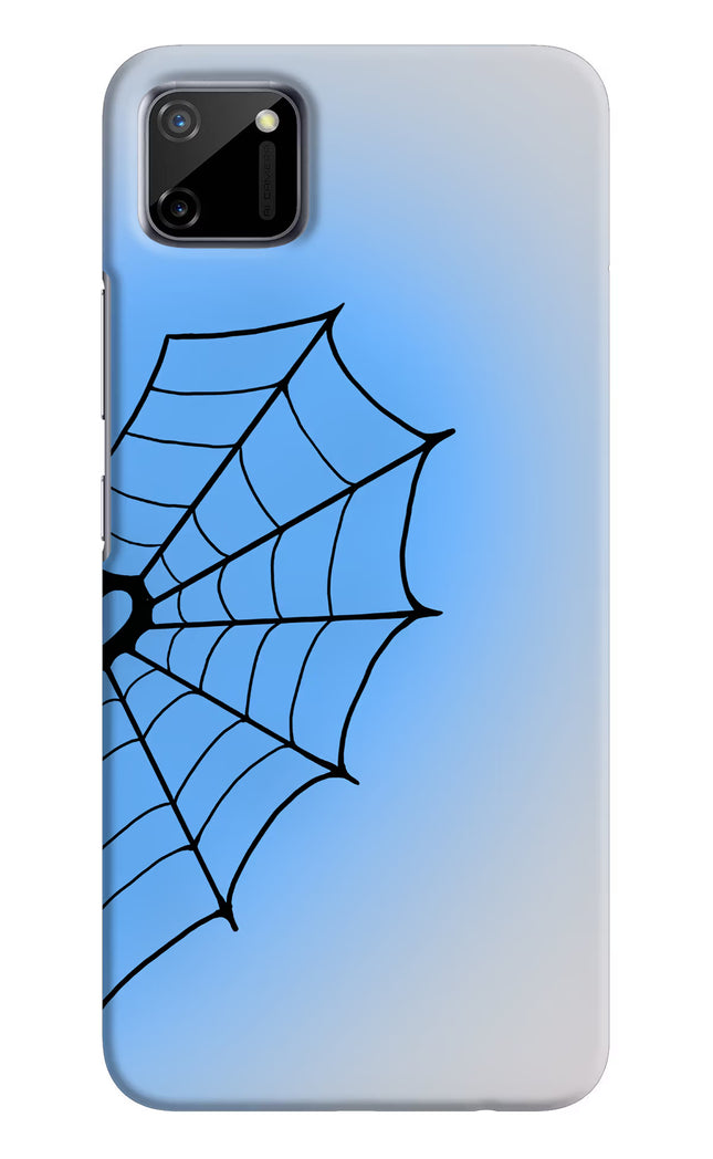 Blue Web Realme C11 2020 Hard Case Back Cover by Casekaro