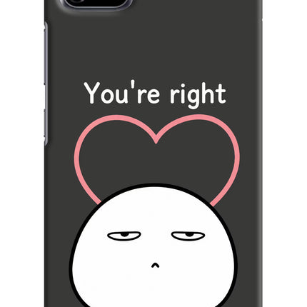 You're Right Realme C11 2020 Hard Case Back Cover by Casekaro