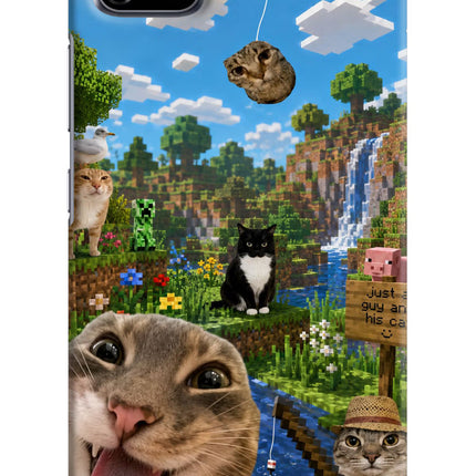 Minecraft Cat Chaos Realme C11 2020 Hard Case Back Cover by Casekaro