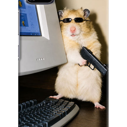 Hacker Hamster Realme C11 2020 Hard Case Back Cover by Casekaro