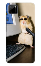 Hacker Hamster Realme C11 2020 Hard Case Back Cover by Casekaro