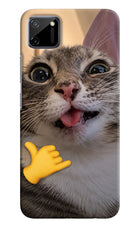 Silly Cat Call Realme C11 2020 Hard Case Back Cover by Casekaro