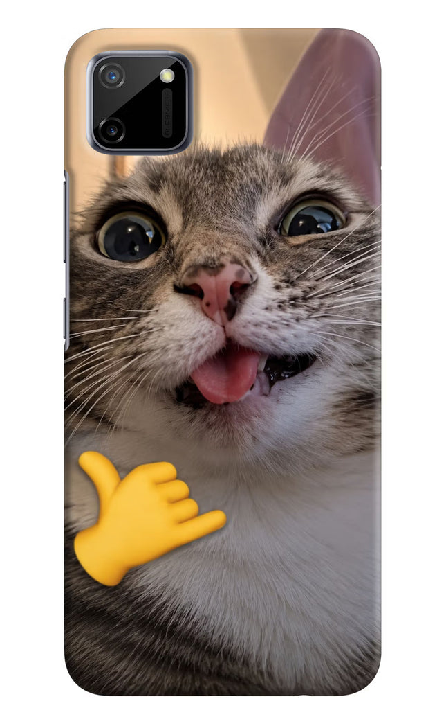 Silly Cat Call Realme C11 2020 Hard Case Back Cover by Casekaro
