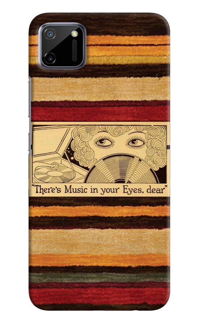 Vinyl Stripes Realme C11 2020 Hard Case Back Cover by Casekaro
