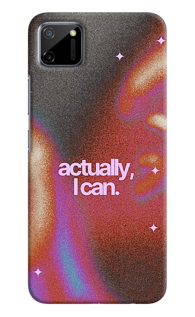 Pink Aura Realme C11 2020 Hard Case Back Cover by Casekaro
