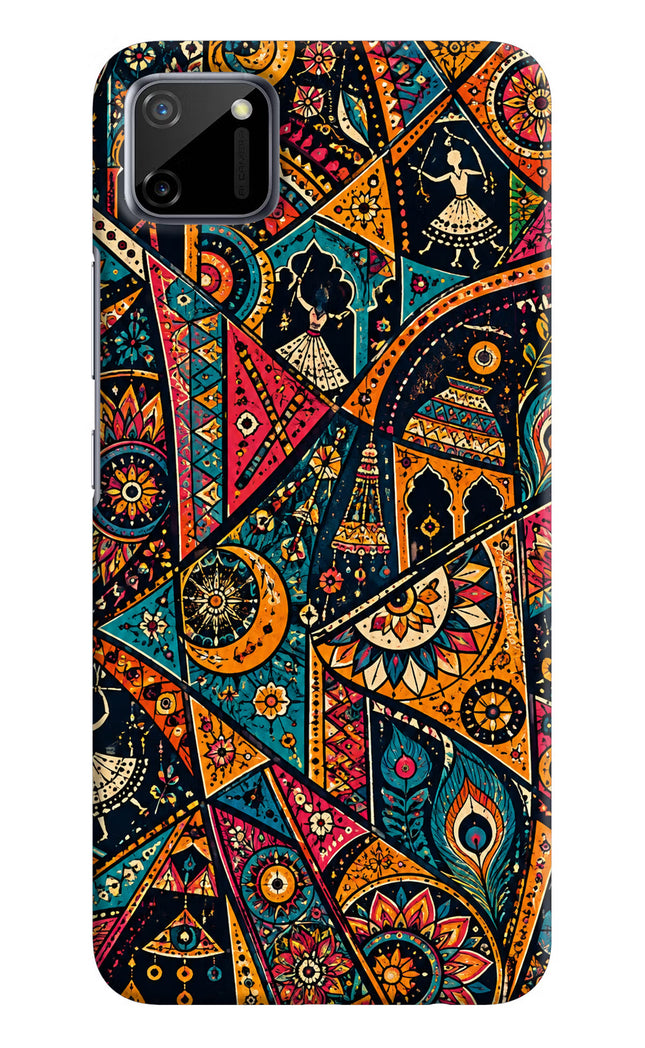 Folk Print Realme C11 2020 Hard Case Back Cover by Casekaro