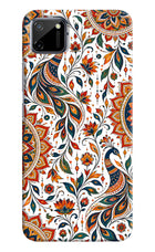 White Mayura Realme C11 2020 Hard Case Back Cover by Casekaro