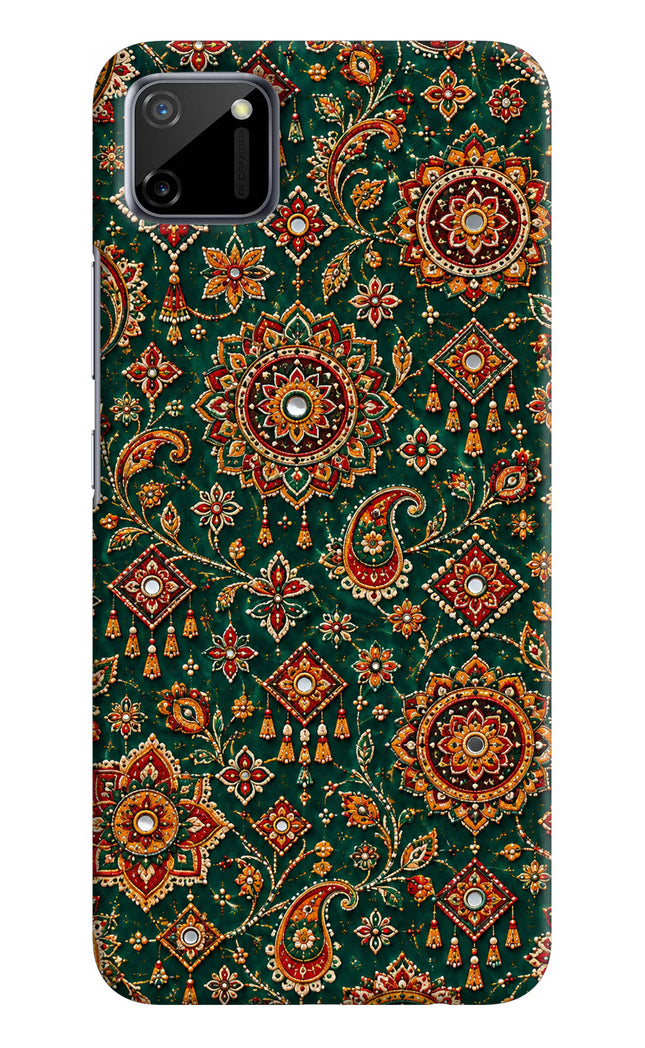 Green Pataka Realme C11 2020 Hard Case Back Cover by Casekaro