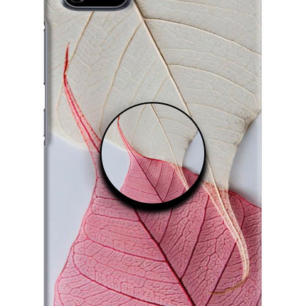White Pink Leaf Realme C11 2020 Hard Case Back Cover by Casekaro