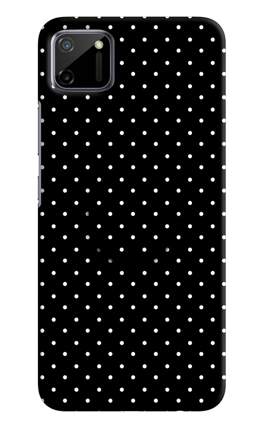 White Dots Realme C11 2020 Back Cover, Hard case