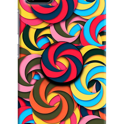 Spiral Pattern Realme C11 2020 Hard Case Back Cover by Casekaro
