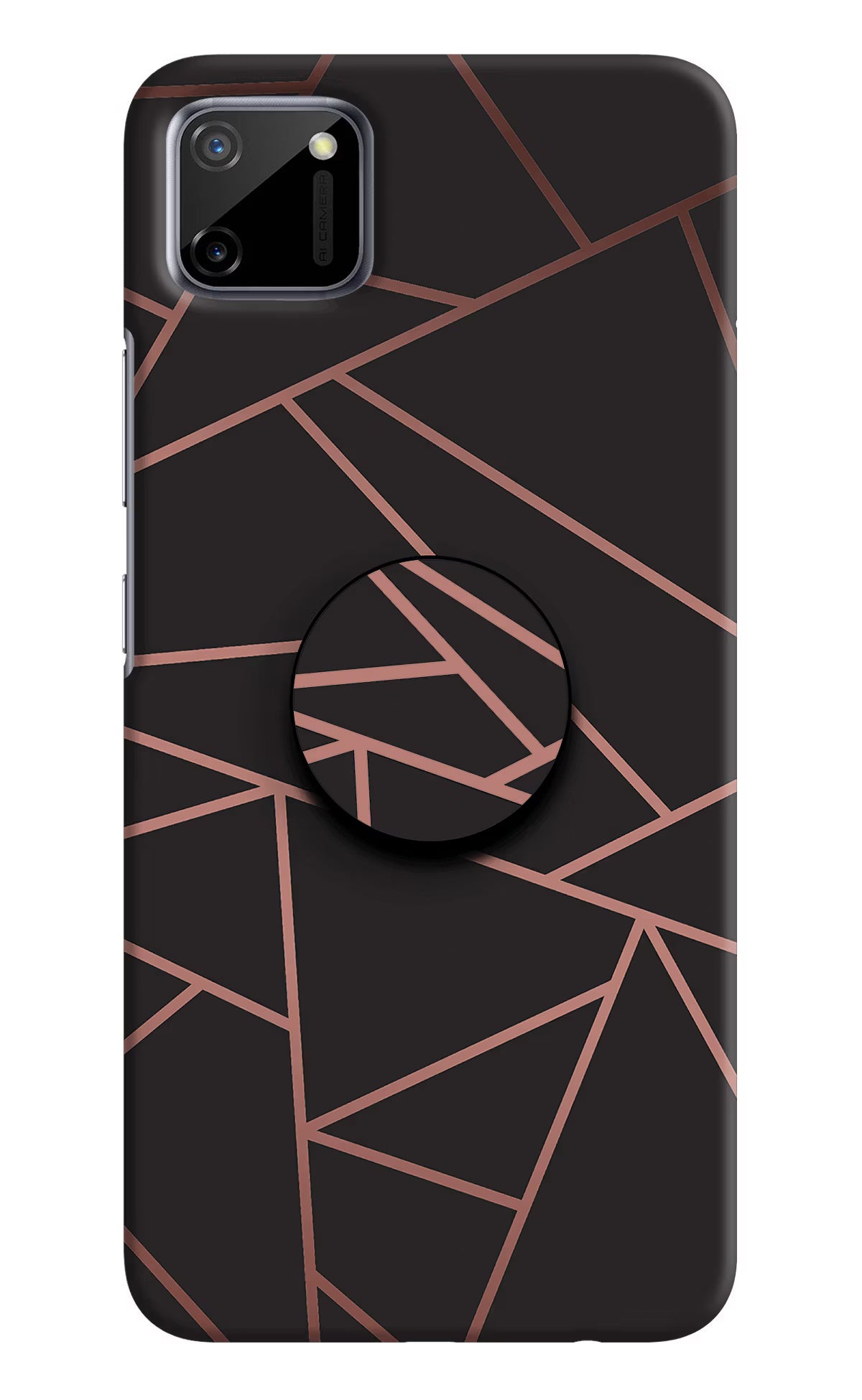 Geometric Pattern Realme C11 2020 Hard Case Back Cover by Casekaro