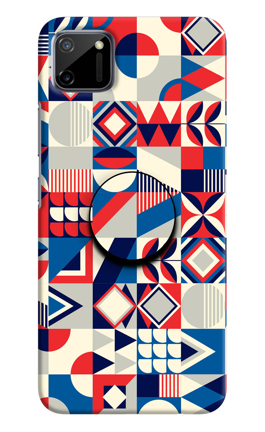 Colorful Pattern Realme C11 2020 Back Cover, Hard case
