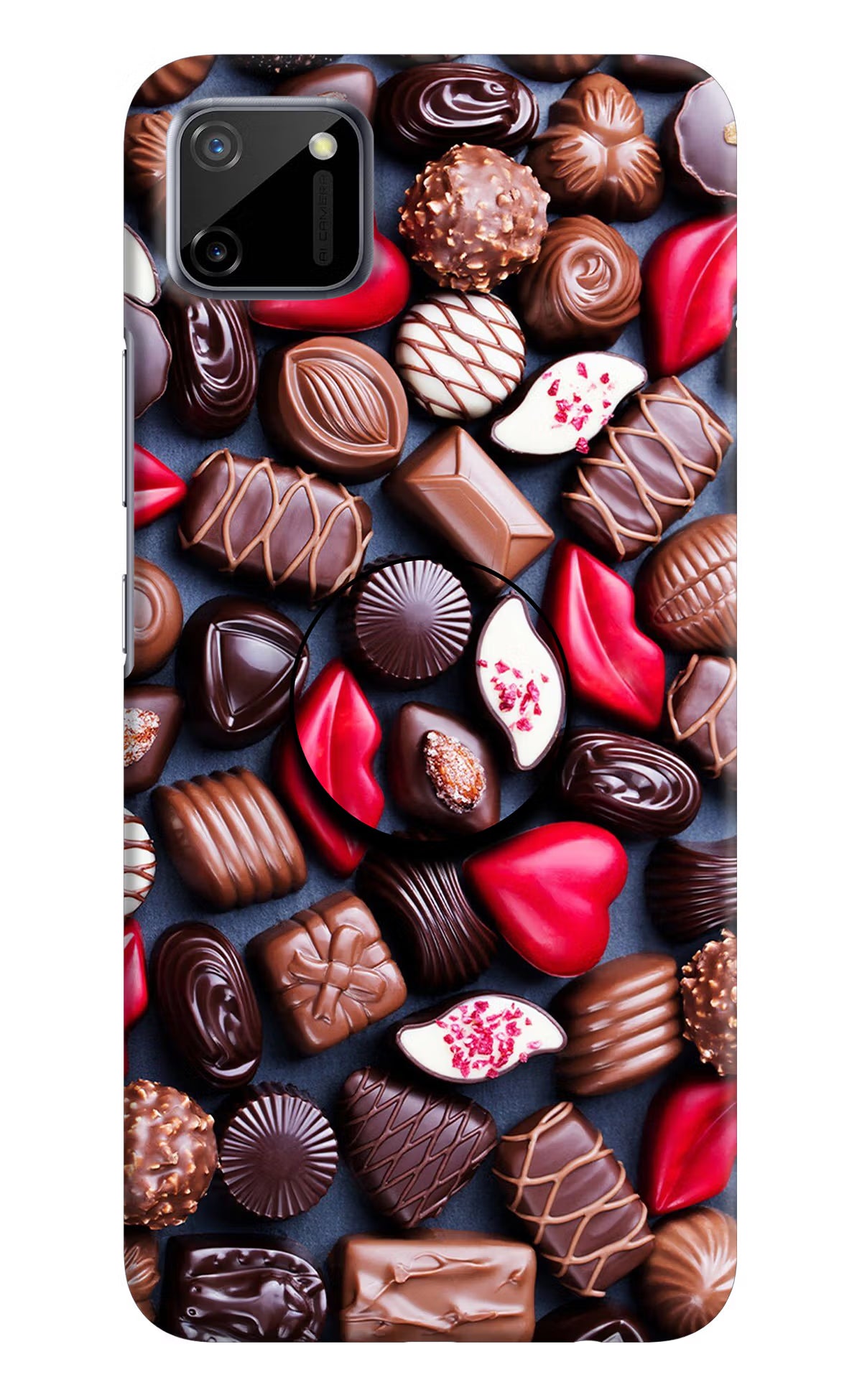 Chocolates Realme C11 2020 Hard Case Back Cover by Casekaro