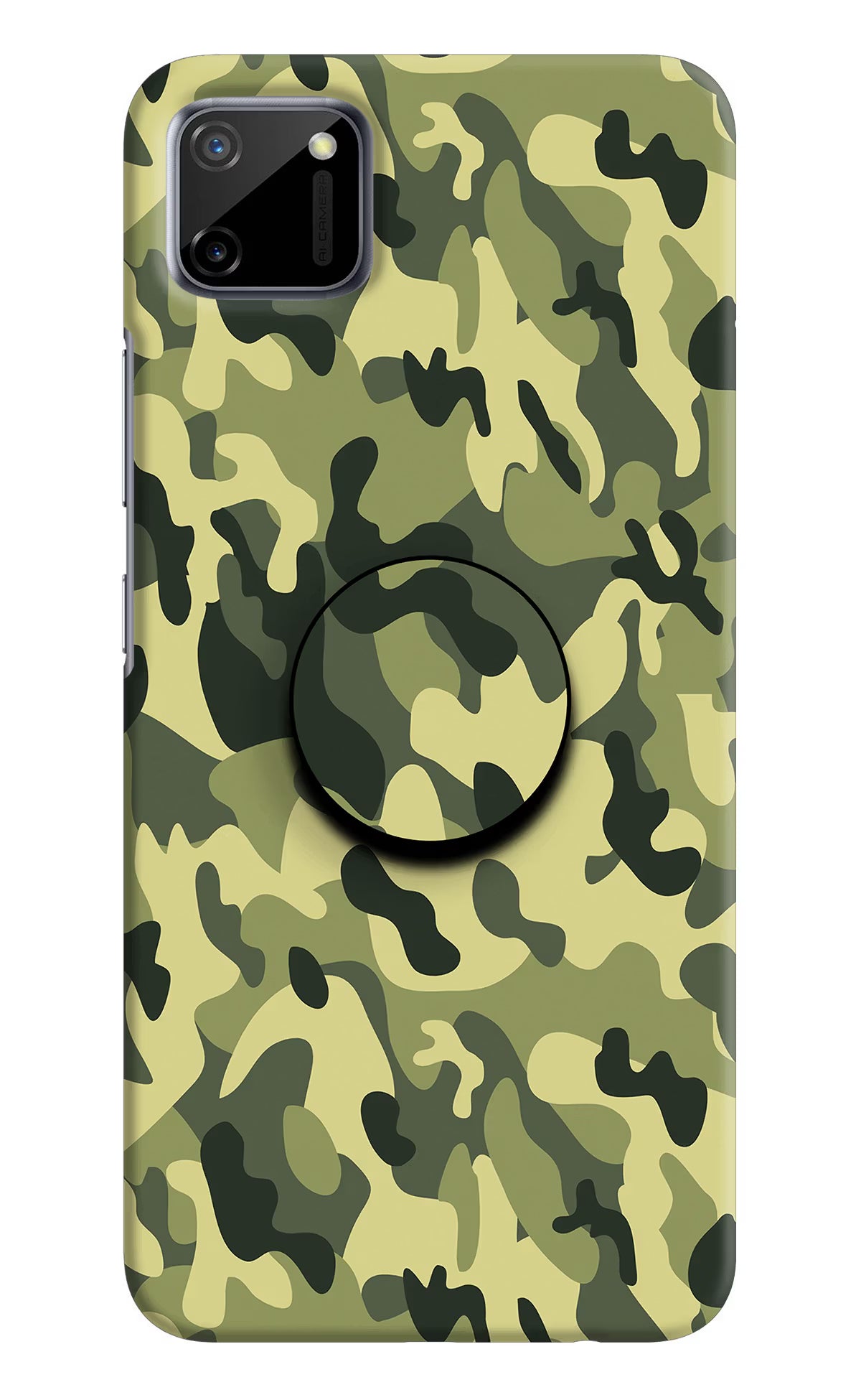 Camouflage Realme C11 2020 Hard Case Back Cover by Casekaro