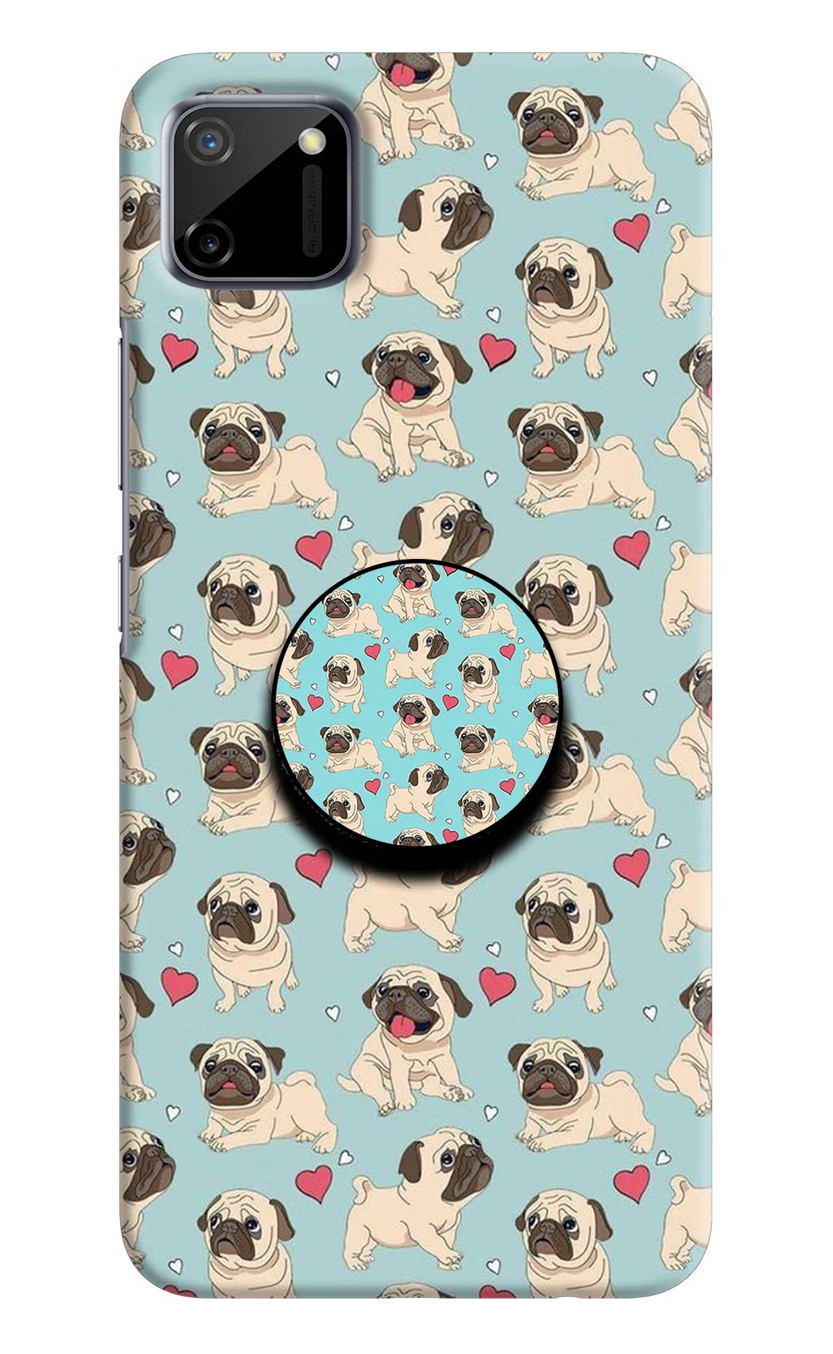 Pug Dog Realme C11 2020 Pop Case by Casekaro