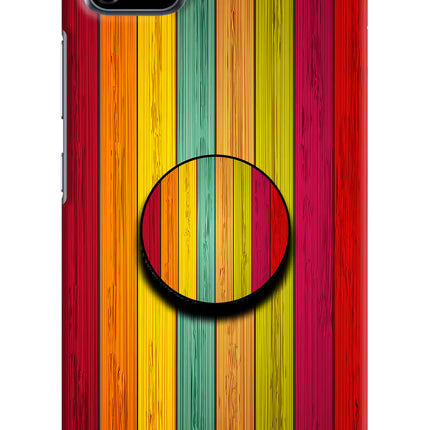 Multicolor Wooden Realme C11 2020 Pop Case by Casekaro