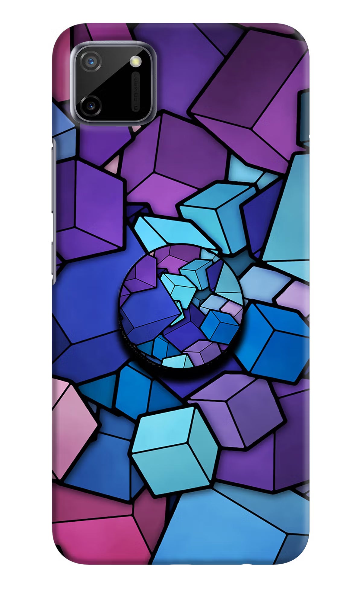 Cubic Abstract Realme C11 2020 Pop Case by Casekaro
